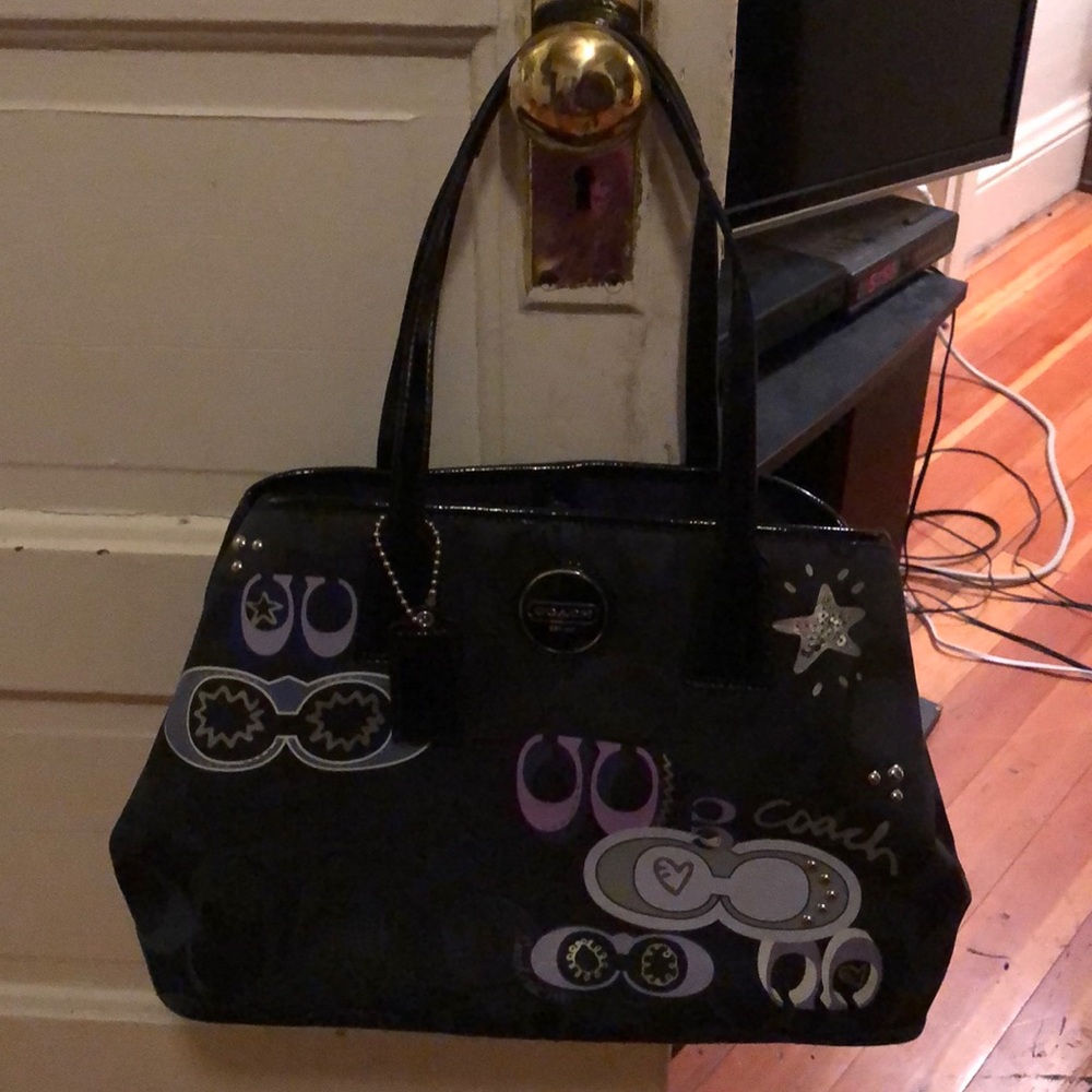 💜authentic coach poppy kisslock purse rare💜